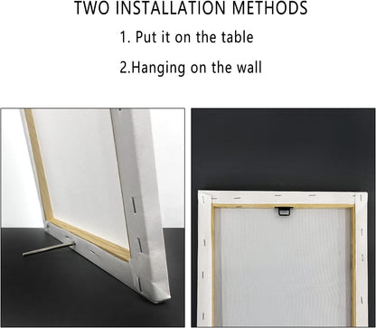 Give it to God and Go to Sleep – Christian Wall Art (14" x 11") by PHAMTE