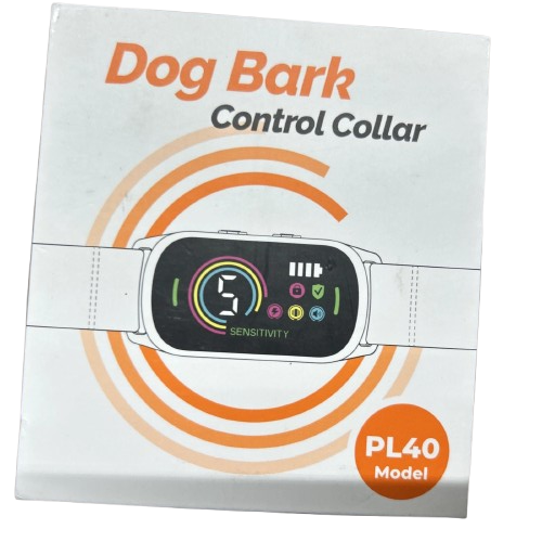 New 2 pack Dog Bark Control Collar PL40 - Black