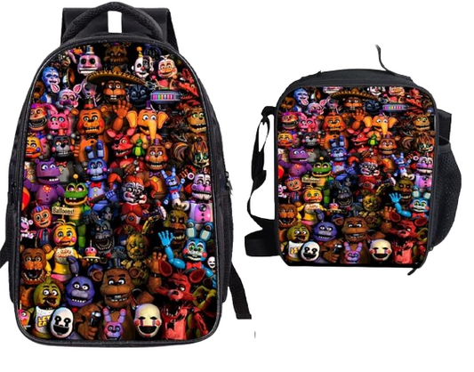 Five Night At Freddy's Backpack & Shoulder Bag, 2 Piece Set