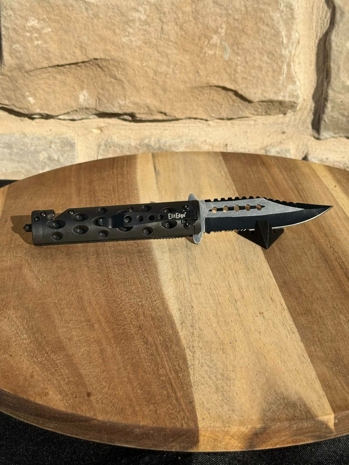 ElitEdge 10007BK ABS Spring Assisted Rescue Knife