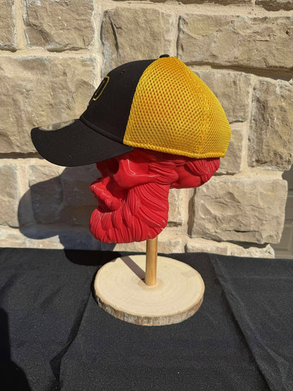 Panini VIP Collectors Flexfit Mesh Back Cap – Black Polyester Adjustable Hat