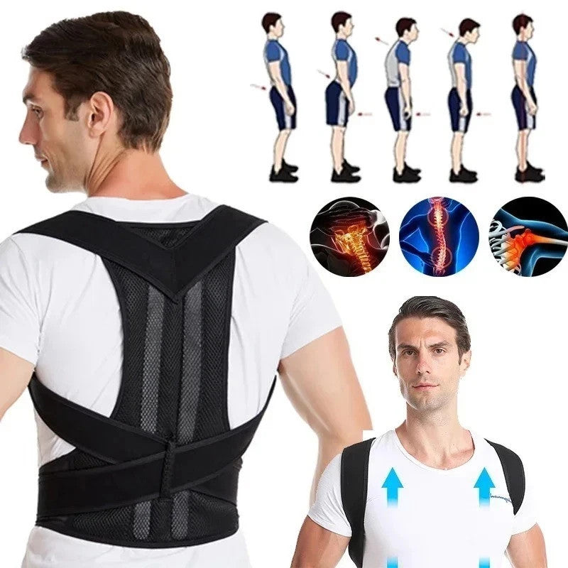 New Small Back Brace and Posture Corrector for Men, Women, Unisex