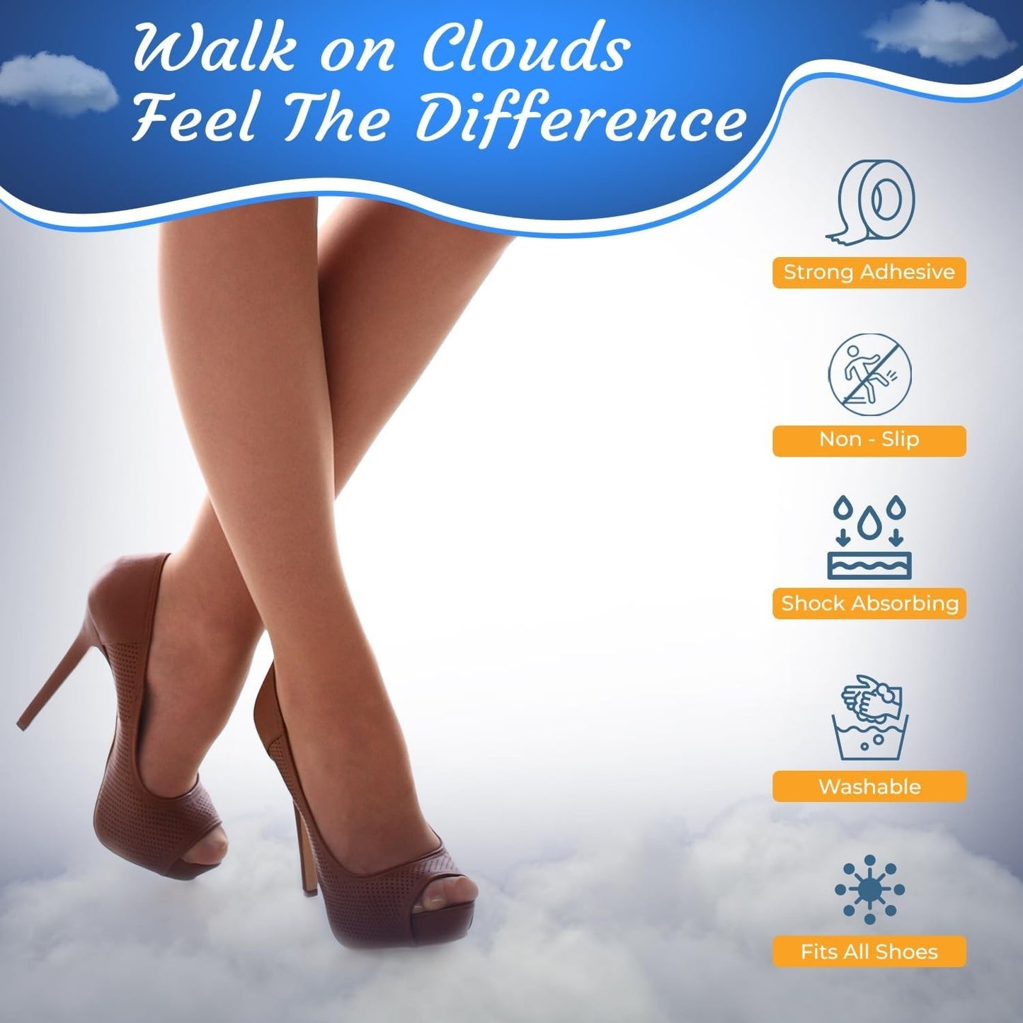 COATERIA Premium Ball of Foot Cushions for High Heels Shoes