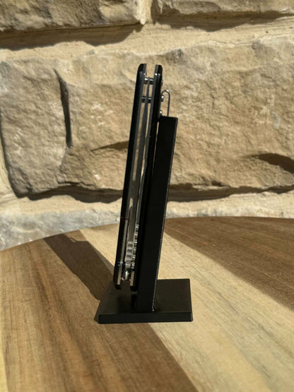 ElitEdge 10A115BK Linerlock Knife Assist Open Black Handles