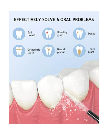 Oralfree Smart Oral Irrigator, Braces, Cordless, Portable, Floss, Water Flosser