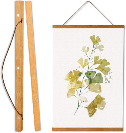 20inch Teak Magnetic Wooden Poster Hanger
