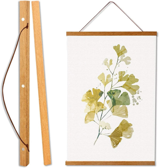 20inch Teak Magnetic Wooden Poster Hanger