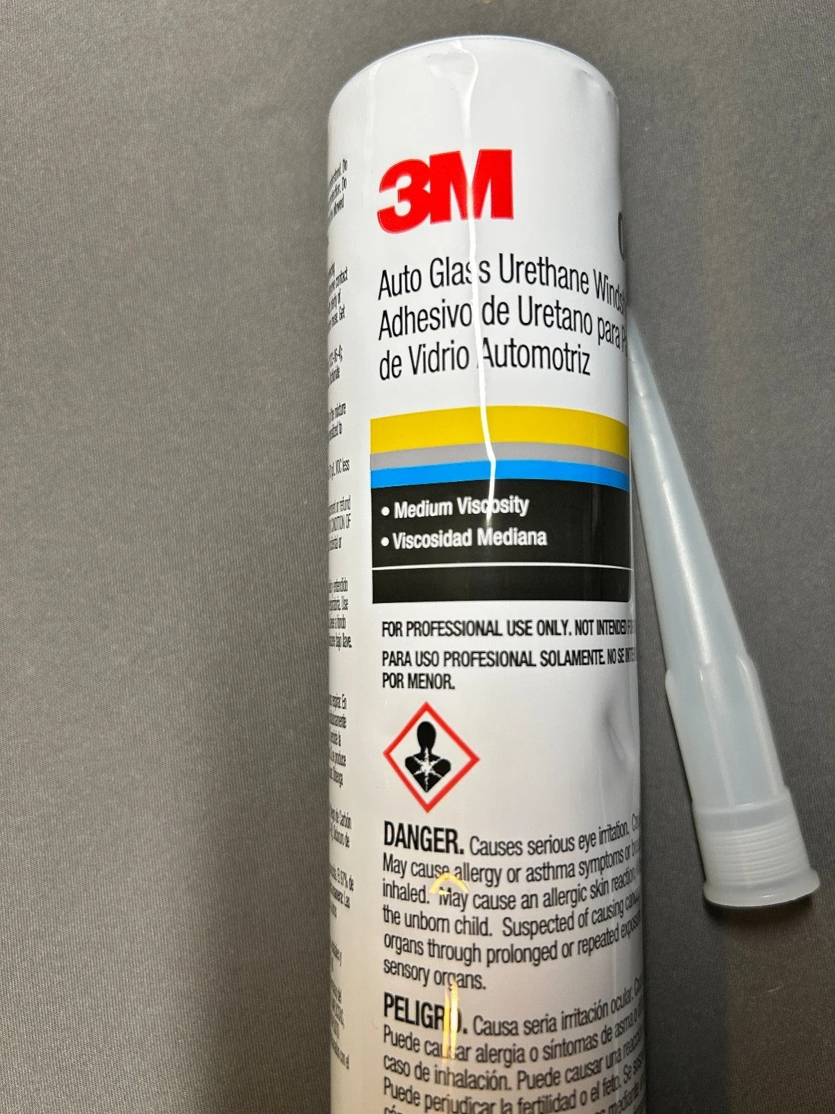 10.5 oz Cartridge 3M Urethane Auto Glass Windshield Bonding Adhesive Black 08693