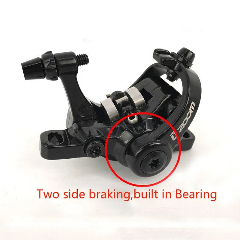 BUCKLOS Mountain Bike Mechanical Disc Brake Caliper with Adapter and 160mm
