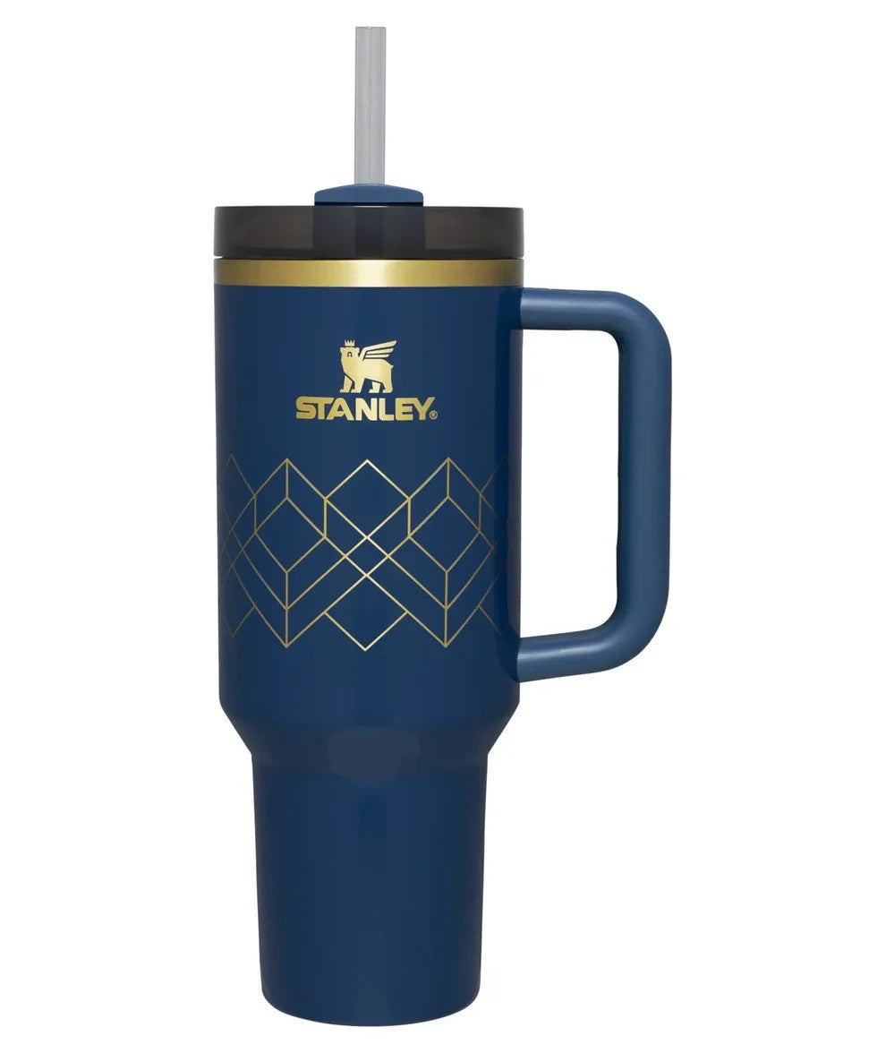 Stanley Deco Collection Quencher H2.0 FlowState Tumbler | 40 OZ Nightfall NWB