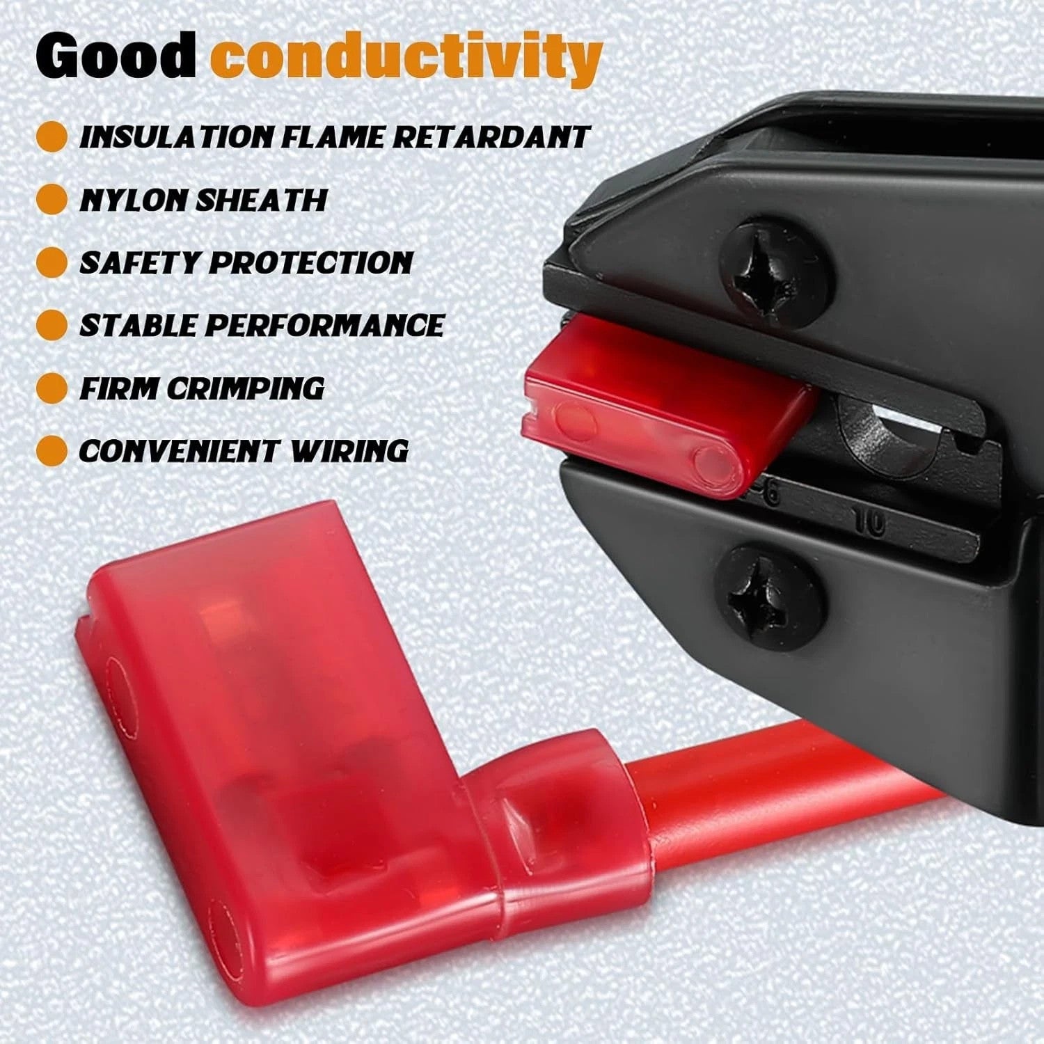 90PCS 3 Values 90 Degree Right Angle Flag Spade Connector Wire Terminal Crimp