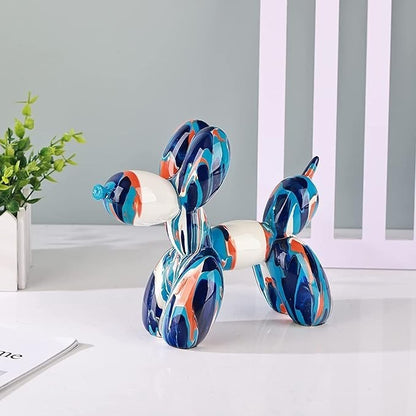 Balloon Dog Animal Art Sculpture, Abstract Balloon Sculpture, Graffiti Balloon