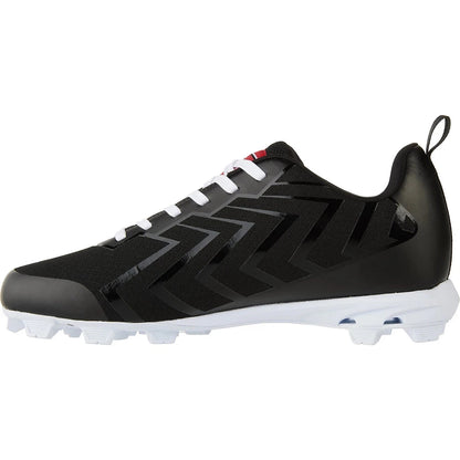 Rawlings Savage Low Men’s Baseball Cleats Black/White Lace-Up Size 13D