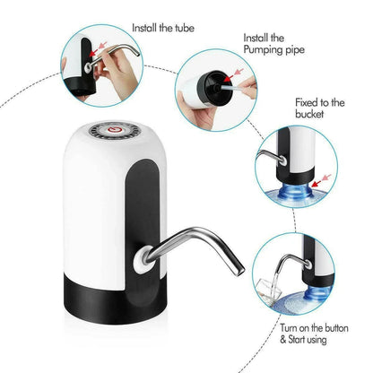 Automatic Universal Electric Water Dispenser Pump 5 Gallon USB Bottle Switch