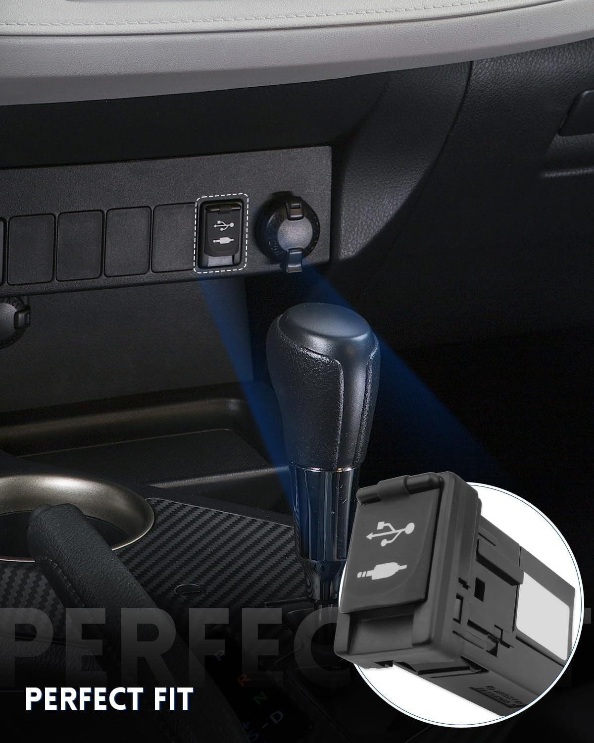 86190-0R010 USB AUX Port Adapter Jack For Camry Corolla Rav4 Yaris Avalon