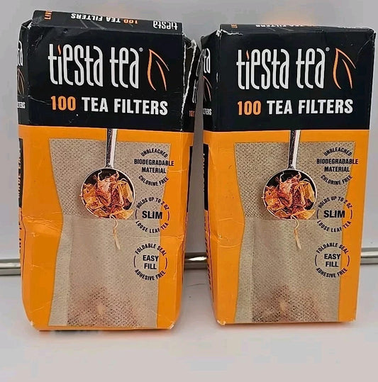 Loose Leaf Tea Filters Tiesta Tea  100 Count Empty Tea Bags per box