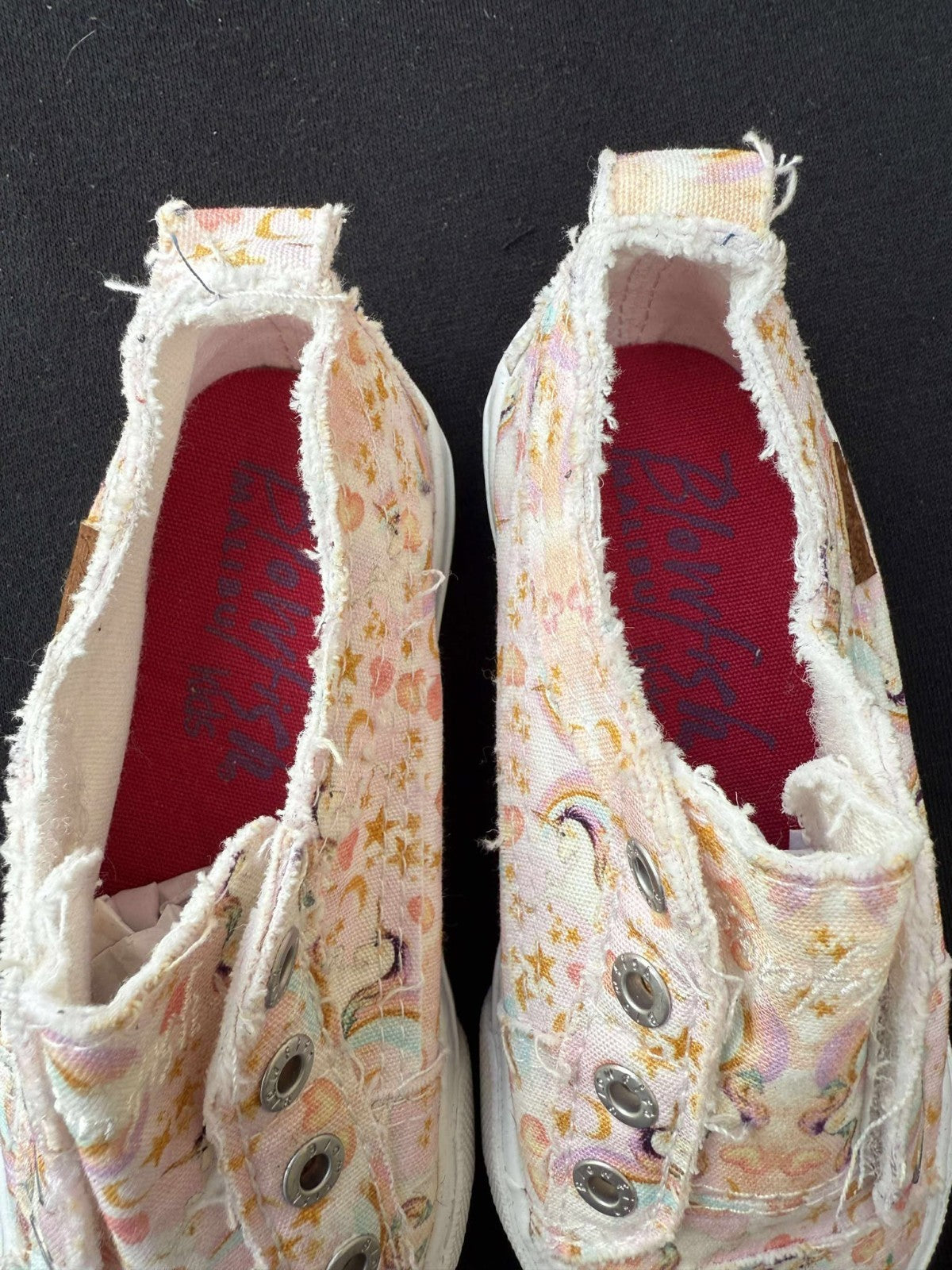 Girl's Blowfish Malibu, Play Sneaker - Toddler & Little Kid Pink Unicorns Size 8