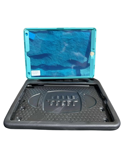 Football Ipad Shockproof Case With Built In Screen Protector Top Handle & Stand