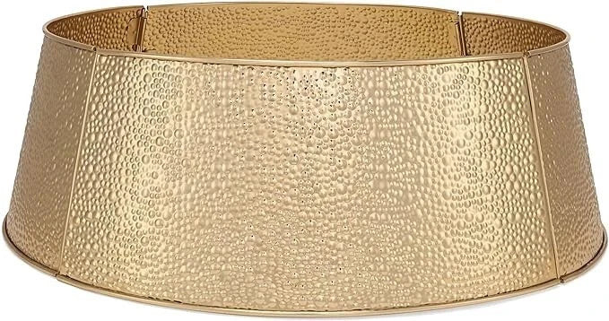 4 Panel Christmas Tree Collar 20.8 Top x 28 Bottom x 9.2 Tall Metal Skirt