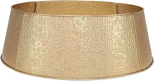 4 Panel Christmas Tree Collar 20.8 Top x 28 Bottom x 9.2 Tall Metal Skirt