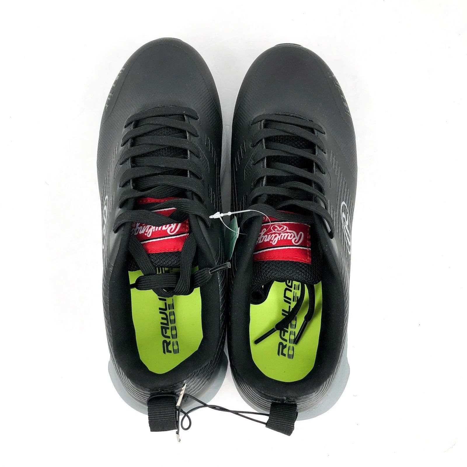 Rawlin Men's League Turf Baseball Cleats Size 7D Black Lightweight