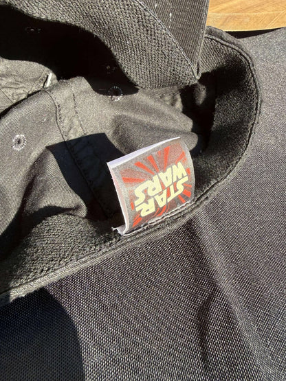 Star Wars Episode I Black Flatbill FlexFit Fitted Hat – Movie Merchandise Cap