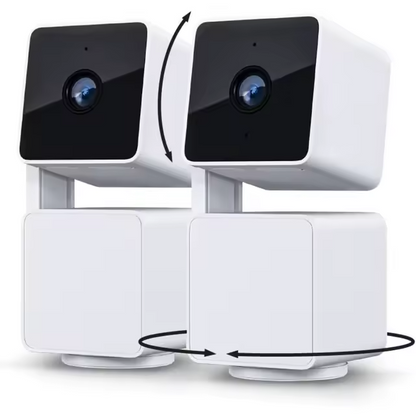 (2) Wyze Cam Pan V3 Indoor/Outdoor 1080P 360 Pan/Tilt/Zoom Wi-Fi - White