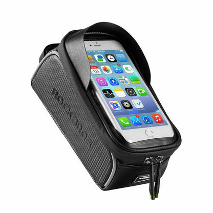 RockBros Bike Front Frame Bag Cycling Waterproof Fits Phones Below 6.0 Inches