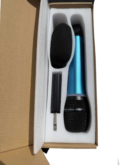 Bietrun UHF Rechargeable Handheld Wireless Microphone WXM19A Blue