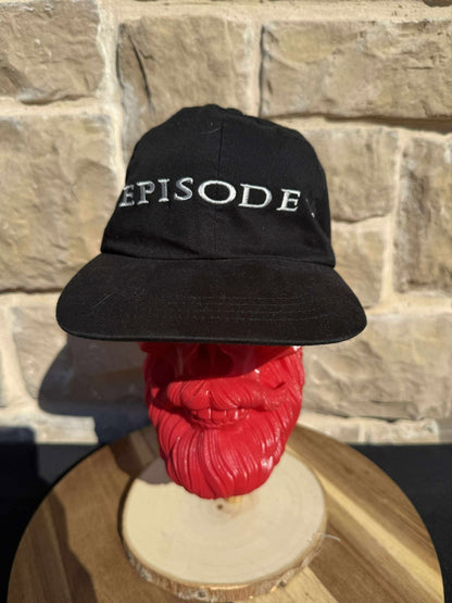 Star Wars Episode I Black Flatbill FlexFit Fitted Hat – Movie Merchandise Cap