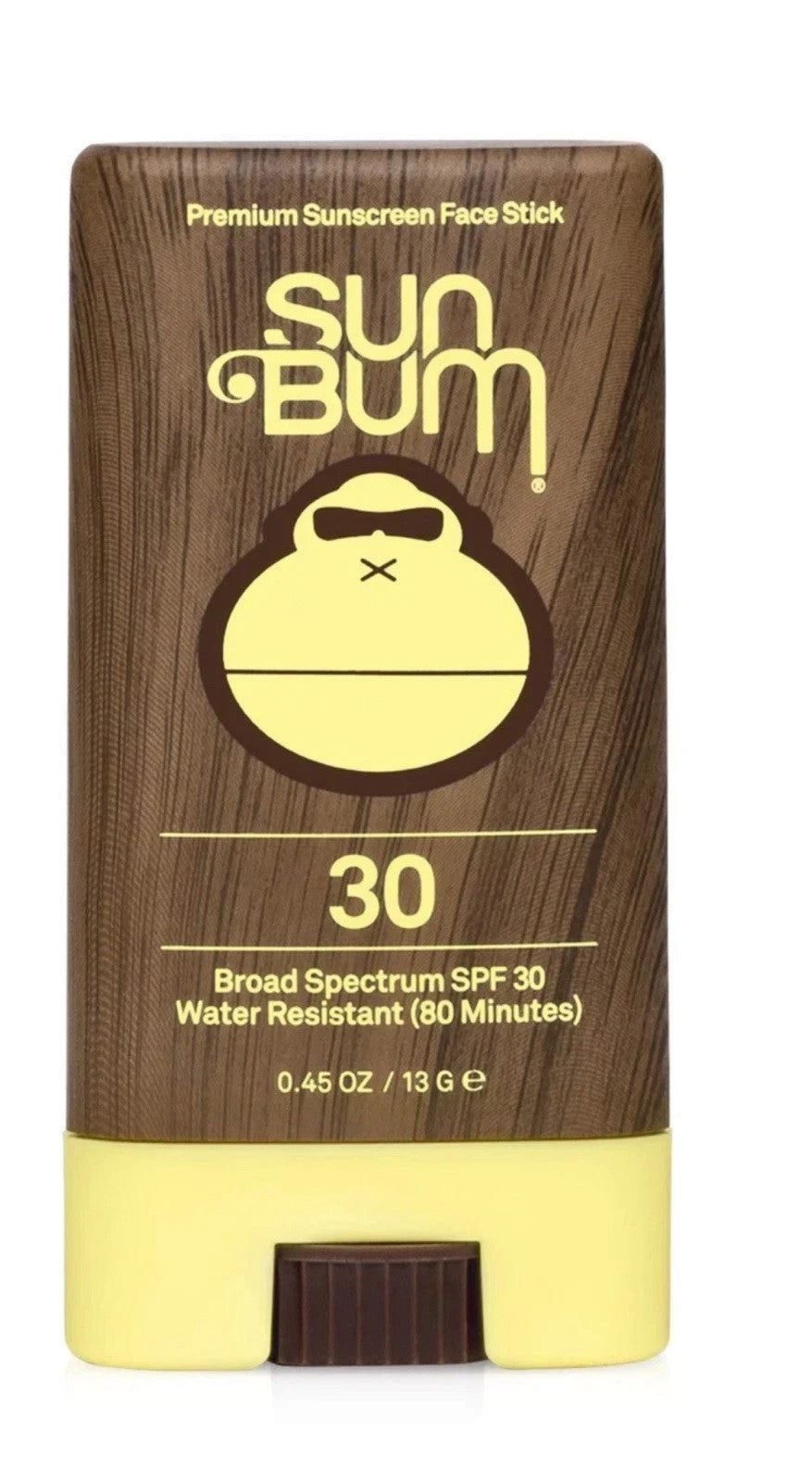 Sun Bum SPF 30 Premium Sunscreen Face Stick, Water Resistant Exp 12/25