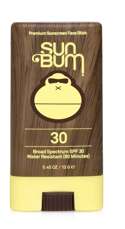 Sun Bum SPF 30 Premium Sunscreen Face Stick, Water Resistant Exp 12/25