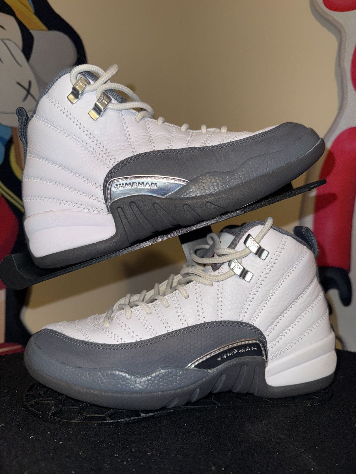 (GS) Jordan 12 Retro BG 'Dark Grey' US 4Y