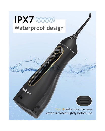 Oralfree Smart Oral Irrigator, Braces, Cordless, Portable, Floss, Water Flosser