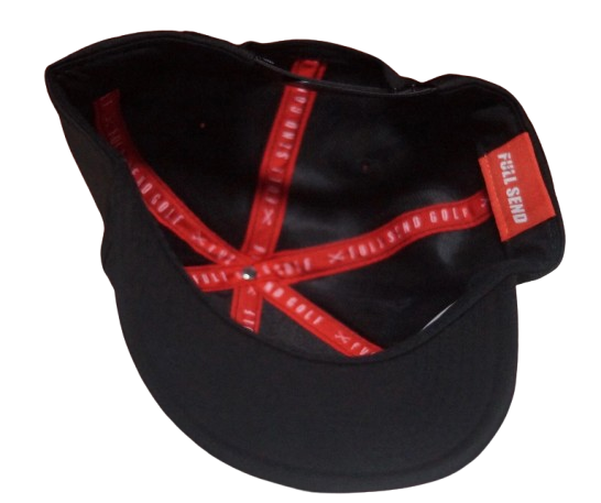 NWOT FULL SEND Curved Hat Black Patch ,Snapback. Baseball Cap, Hat