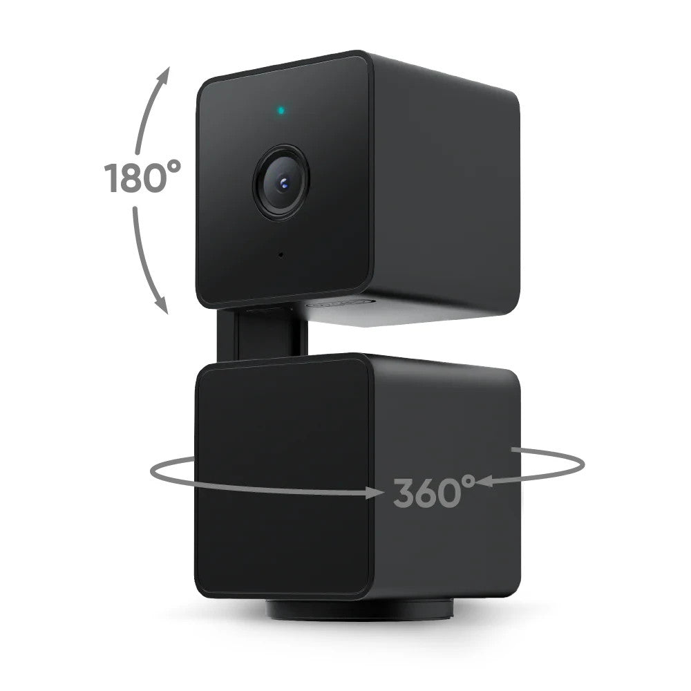 (2) Wyze Cam Pan V3 Indoor/Outdoor 1080P 360 Pan/Tilt/Zoom Wi-Fi - Black