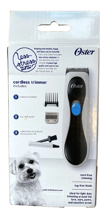 New Oster Calm Trims less stress trimmer for Face, Paws, & Sensitive Areas