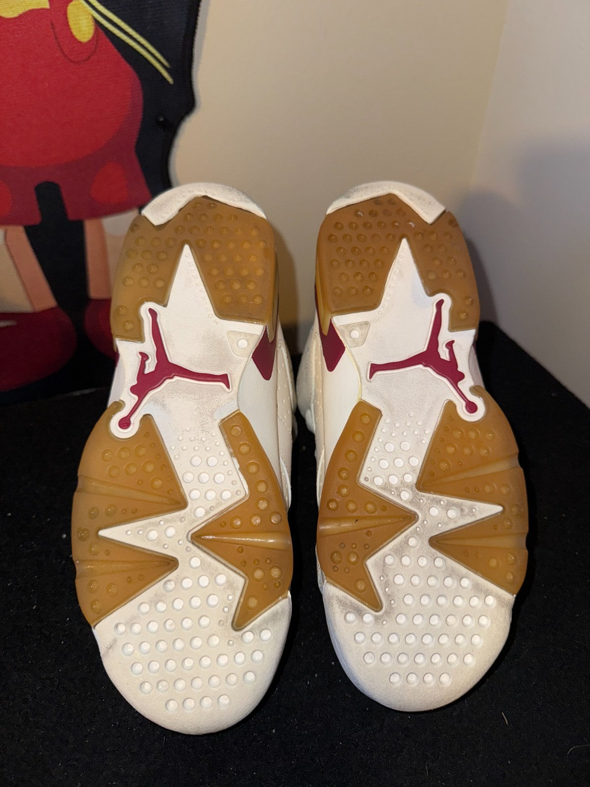 Preowned Nike Jordan 6 Retro Maroon 4Y Unisex