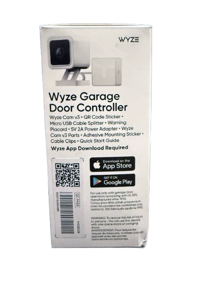 Wyze Cam v3 Garage Door Controller (starter bundle)