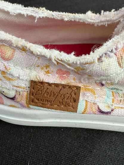 Girl's Blowfish Malibu, Play Sneaker - Toddler & Little Kid Pink Unicorns Size 8