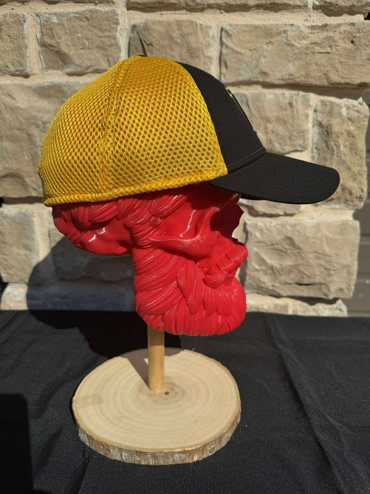 Panini VIP Collectors Flexfit Mesh Back Cap – Black Polyester Adjustable Hat