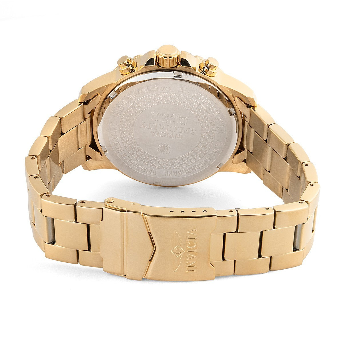 NEW Invicta Men's 45mm Pilot Specialty Chronograph Green Dial Gold Watch 48898