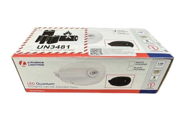 Lithonia Lighting ELM2L UVOLT LTP SDRT M12 Quantum LED Emergency Light, Self Dia