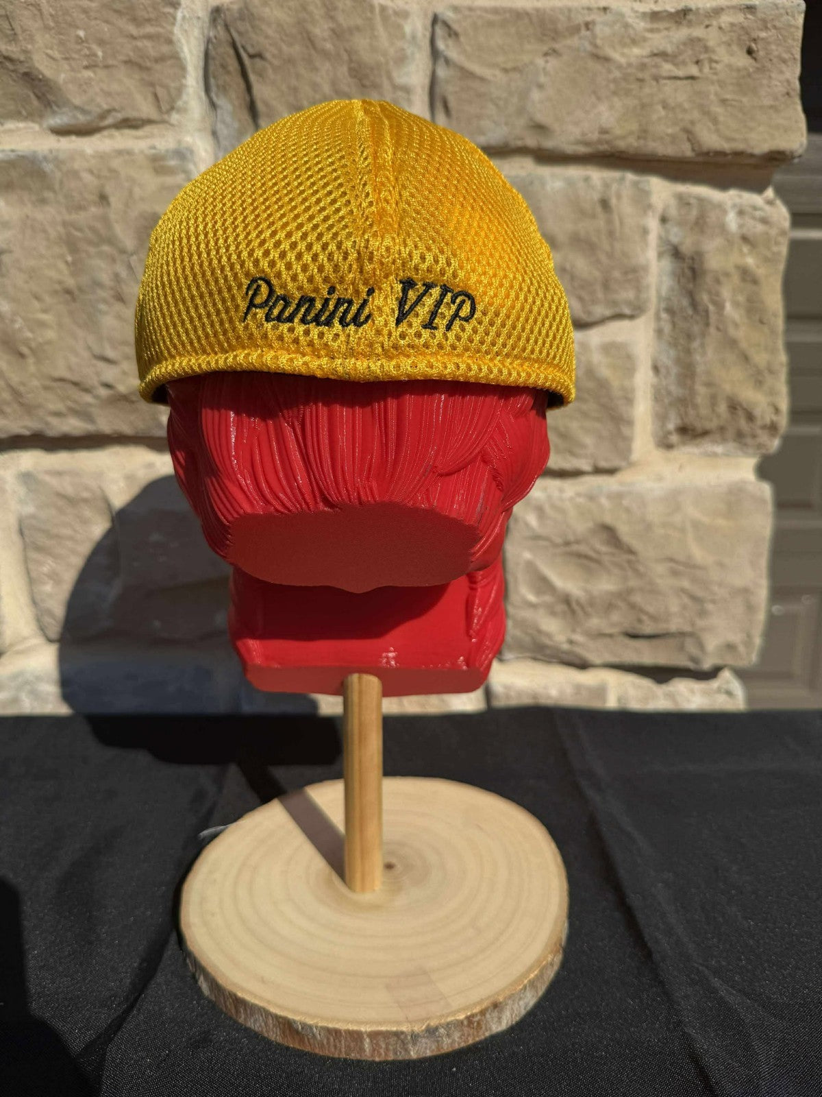 Panini VIP Collectors Flexfit Mesh Back Cap – Black Polyester Adjustable Hat