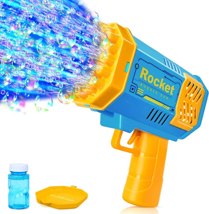 40 Hole Bazooka Bubble Gun Rocket Launcher Bubble Machine Kid Toys Outdoor Play