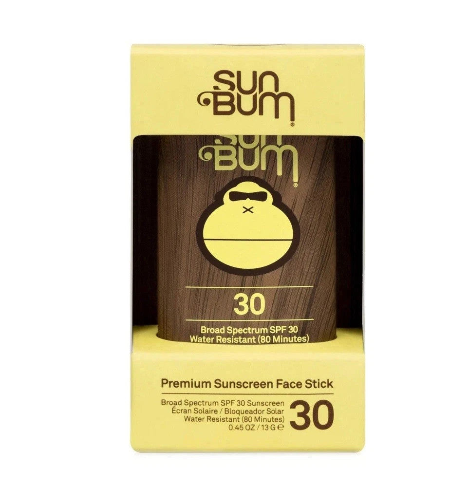 Sun Bum SPF 30 Premium Sunscreen Face Stick, Water Resistant Exp 12/25