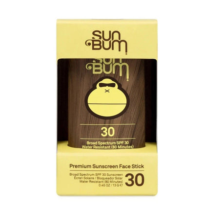 Sun Bum SPF 30 Premium Sunscreen Face Stick, Water Resistant Exp 12/25