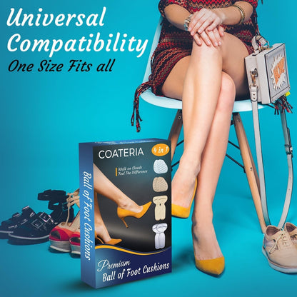 COATERIA Premium Ball of Foot Cushions for High Heels Shoes