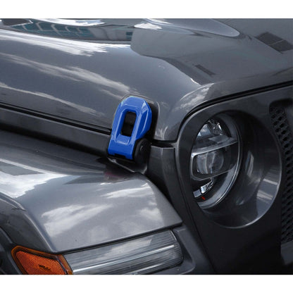 Hood Latch Lock Catch Brackets Cover for 2018+Jeep Wrangler JL JLU Gladiator JT