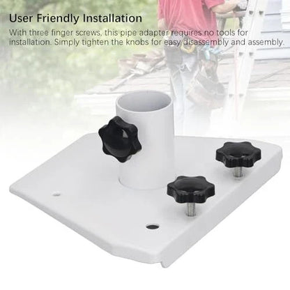 Starlink Gen 3 Mount Pipe Adapter, Starlink V3 Mount Plate Roof Mount, Black